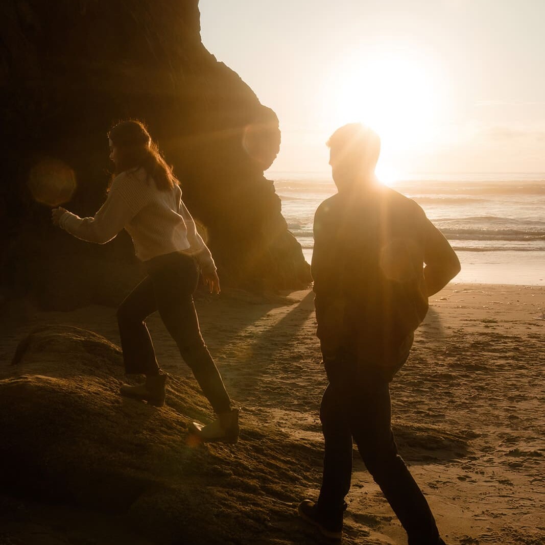 Hug Point Engagement Oregon Coast