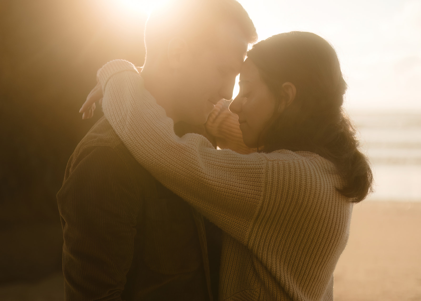 Hug Point Engagement Oregon Coast